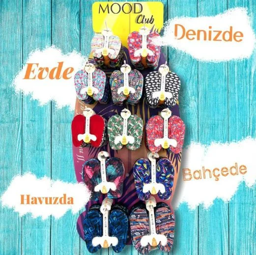 Mood Club Kaydırmaz Havuz Deniz Ayakkabısı Standı 192'Lİ Karma
